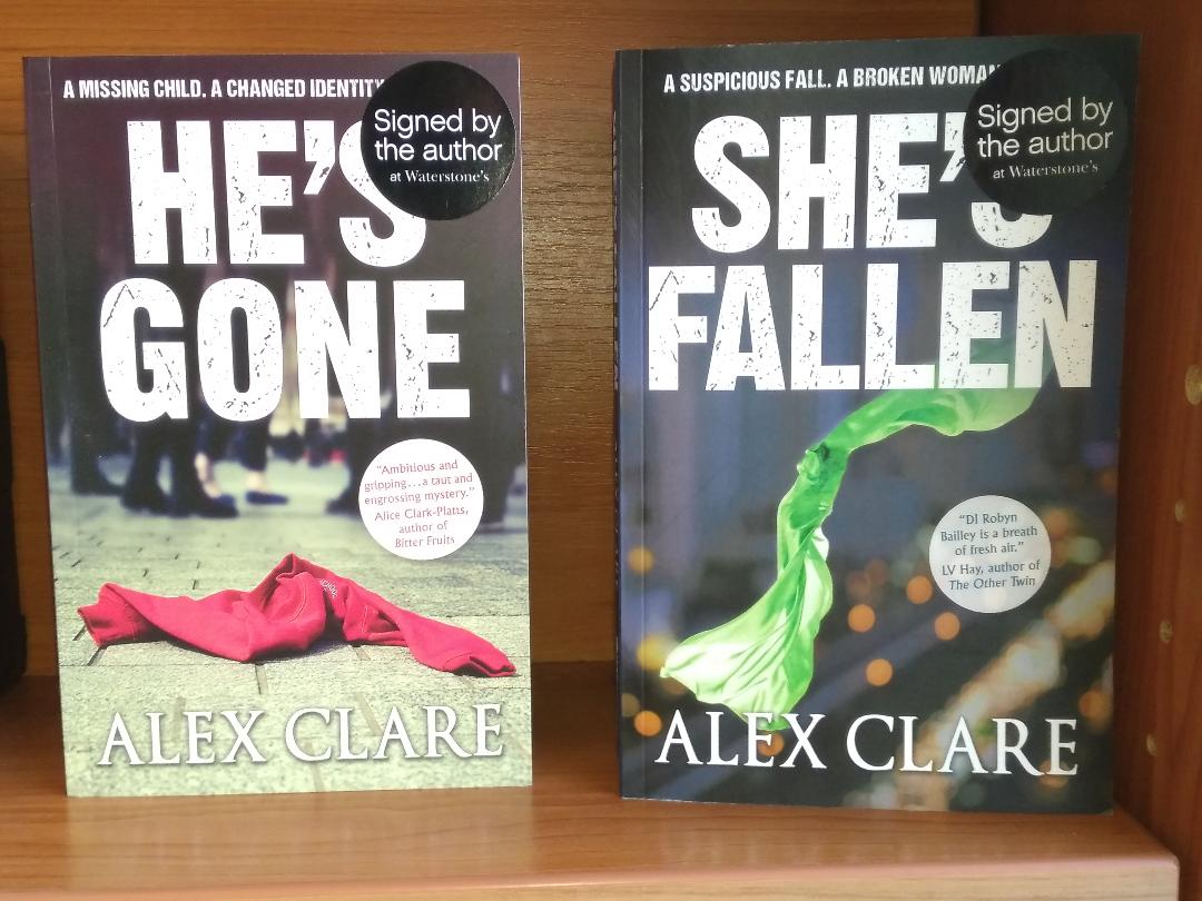 Alex Clare Books - He's Gone and She's Fallen
