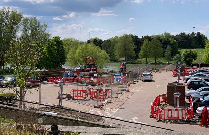stockley arena carpark works